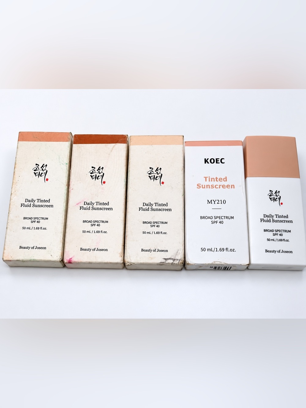 NEW Korean Beauty of Joseon Dialy Tinted Fluid Sunscreen SPF 40 Moisturizer - Picture 5 of 5